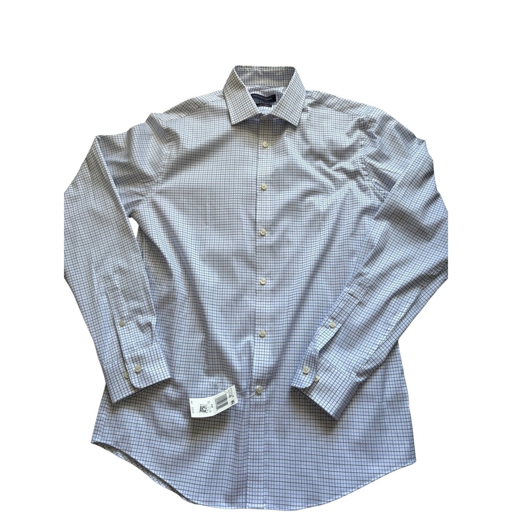 Tommy Hilfiger Men's Dress Shirt M 15.5 34/35 THFlex Collar Athletic Fit Stretch - Picture 4 of 8
